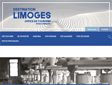 Tablet Screenshot of limoges-tourisme.com